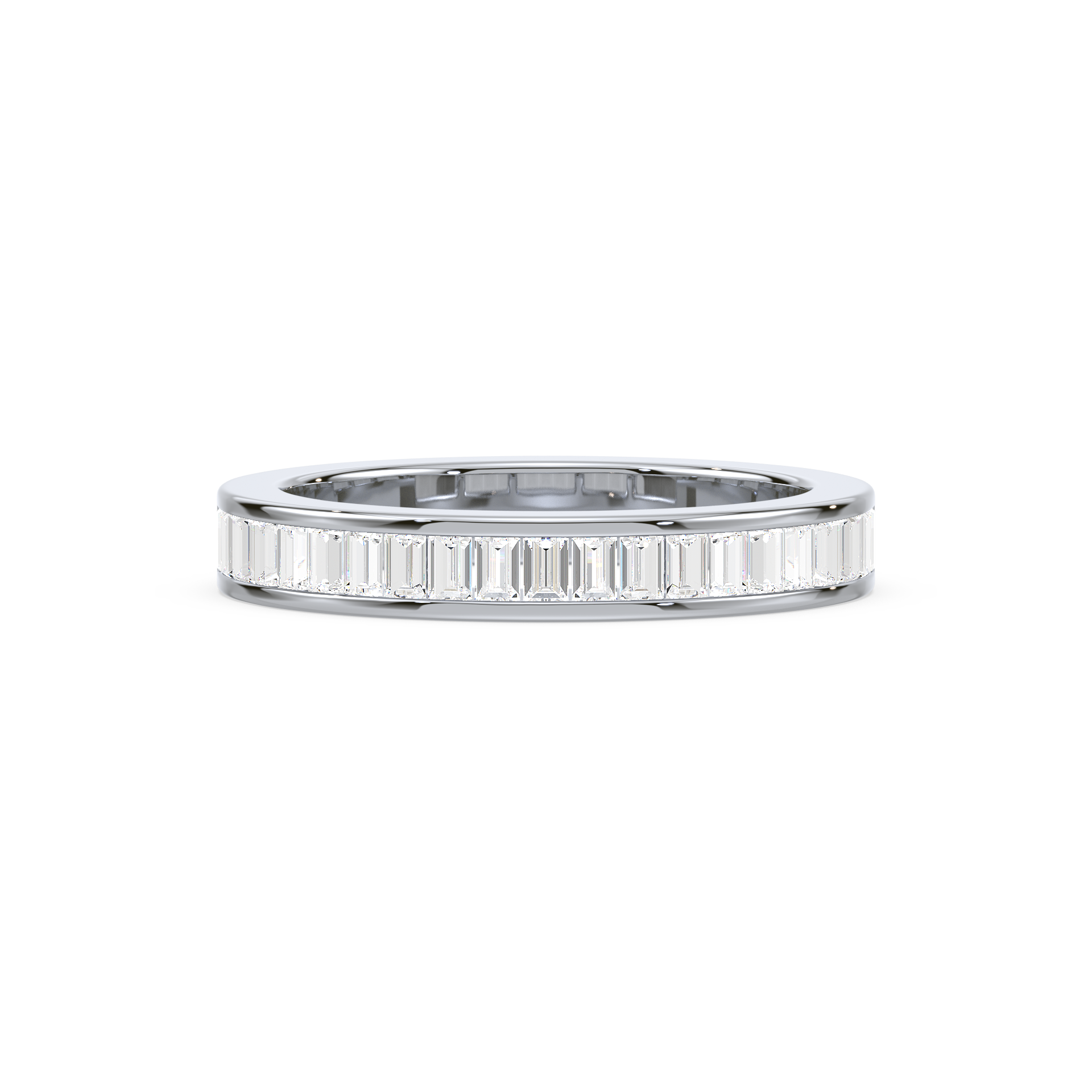 Baguette Channel-Set Eternity Ring