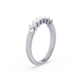 Marquise-Cut Half Eternity Ring