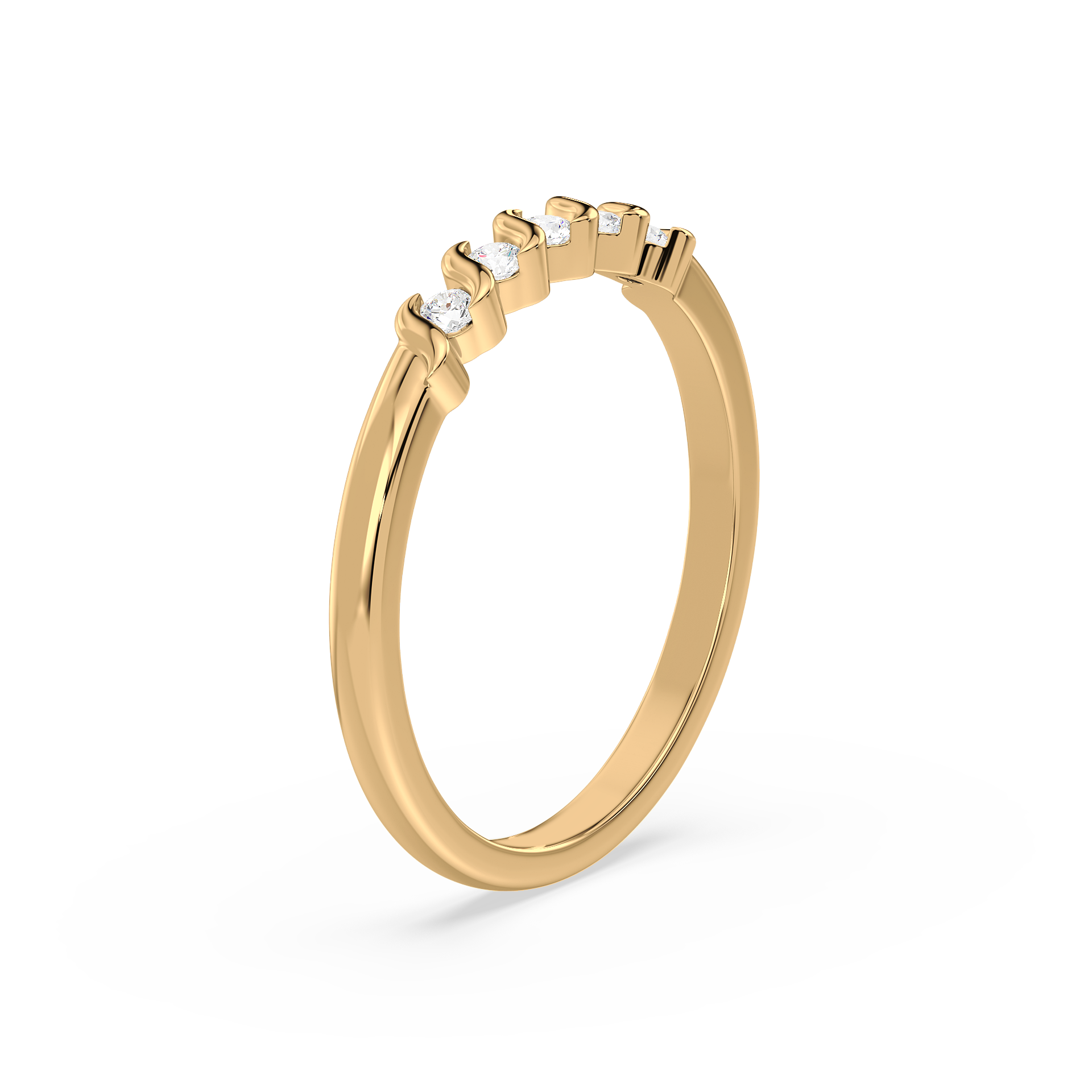 Wave Accent Ring