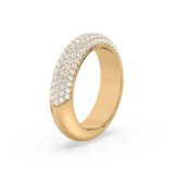 Triple Row Pavé Eternity Ring