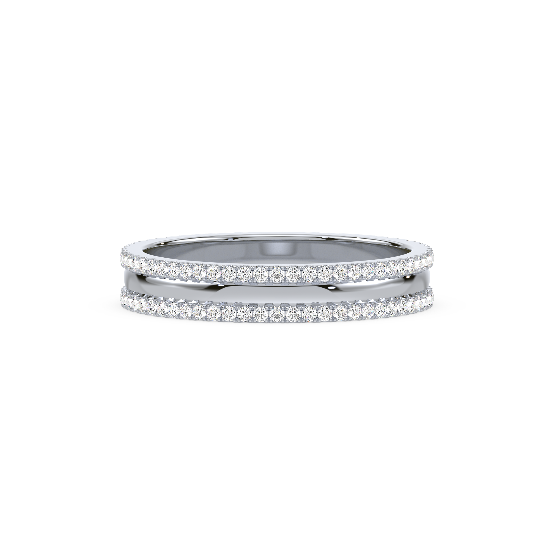 Dual Row Eternity Diamond Ring