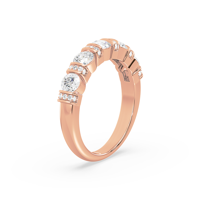 Classic Channel-Set Diamond Ring