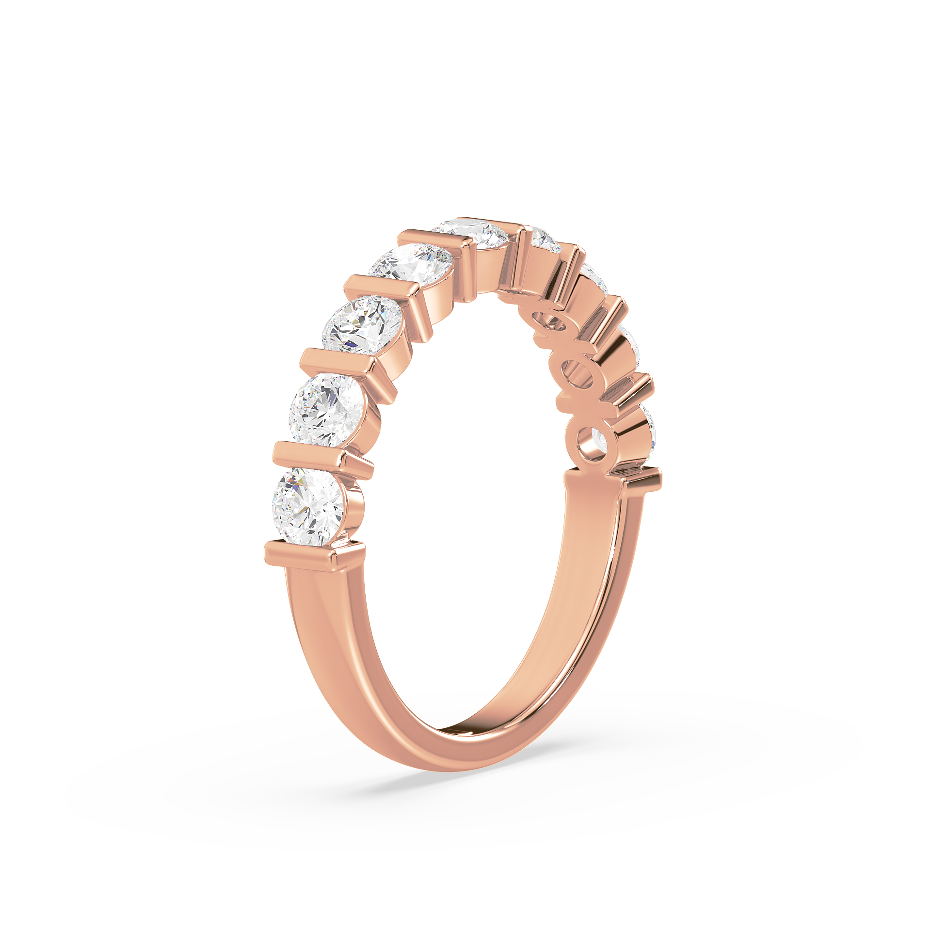 Elegant Channel-Set Diamond Ring