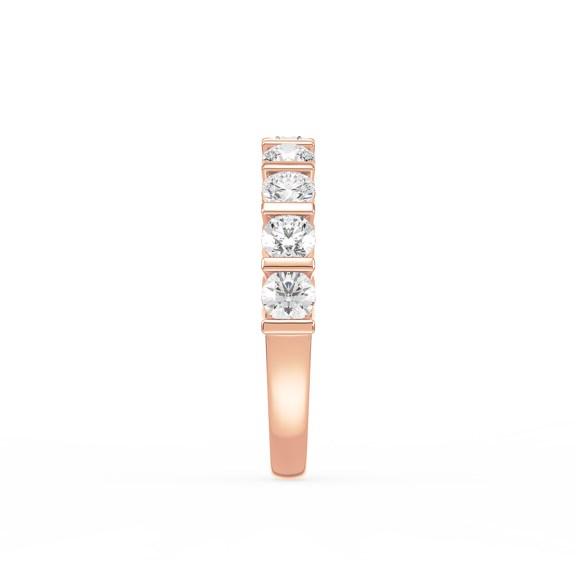 Elegant Channel-Set Diamond Ring