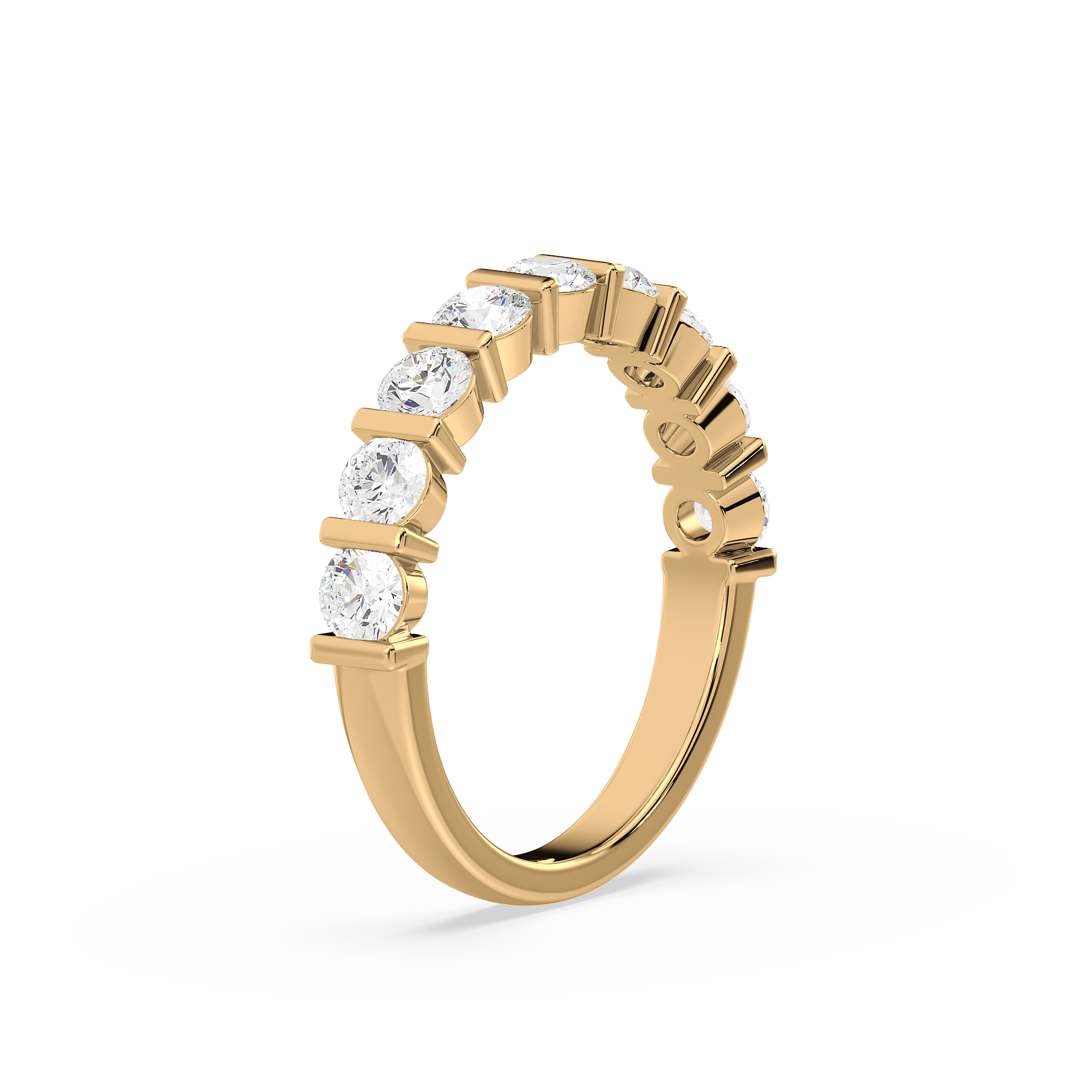 Elegant Channel-Set Diamond Ring