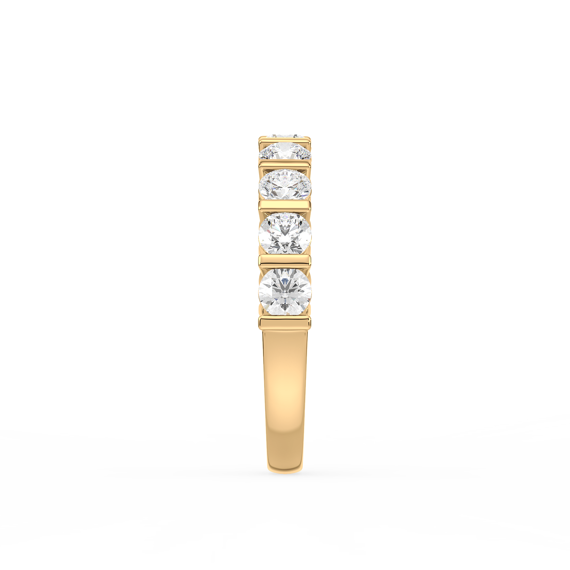 Elegant Channel-Set Diamond Ring