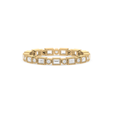 Geometric Diamond Eternity Ring