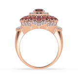 Regal Blossom Cocktail Ring