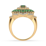 Regal Blossom Cocktail Ring