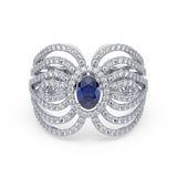 Regal Radiance Statement Ring