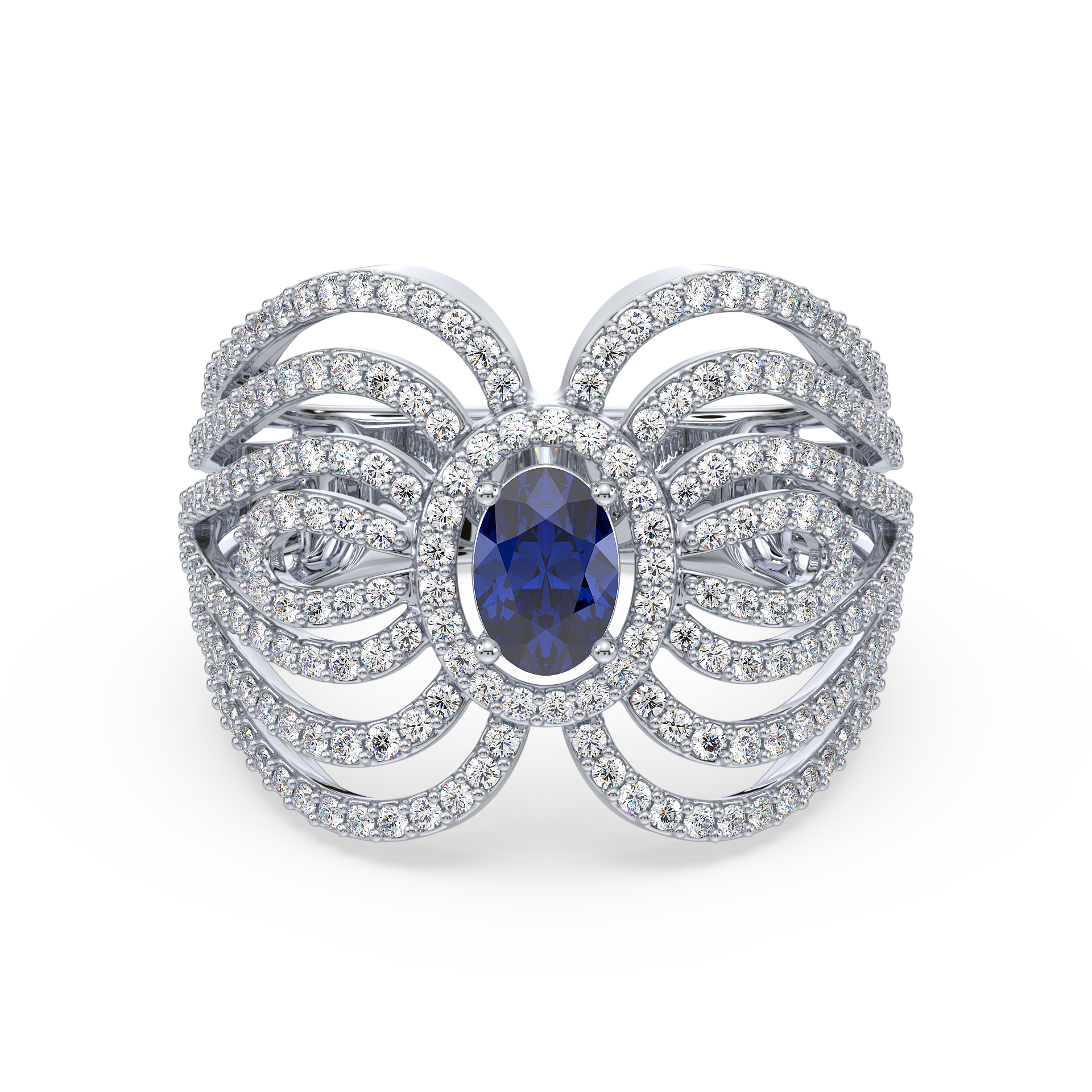 Regal Radiance Statement Ring