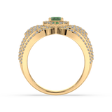 Regal Radiance Statement Ring