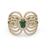 Regal Radiance Statement Ring