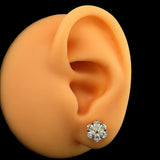 Floral Elegance Diamond Studs