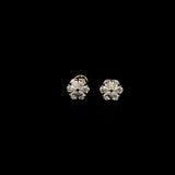 Floral Elegance Diamond Studs