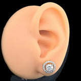 Halo Sparkle Diamond Studs