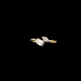 Celeste Dual-Cut Open Ring