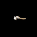 Celeste Dual-Cut Open Ring