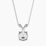 Classic Round Solitaire Pendant Necklace