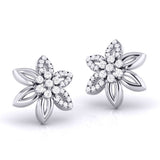 Delicate Petal Stud Earrings (with Screw)