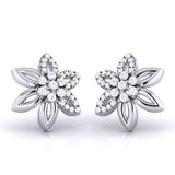 Delicate Petal Stud Earrings (with Screw)