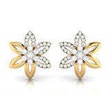 Delicate Petal Stud Earrings (with Screw)