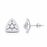 Geometric Radiance Stud Earrings (with Screw)