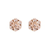 Floral Elegance Diamond Studs