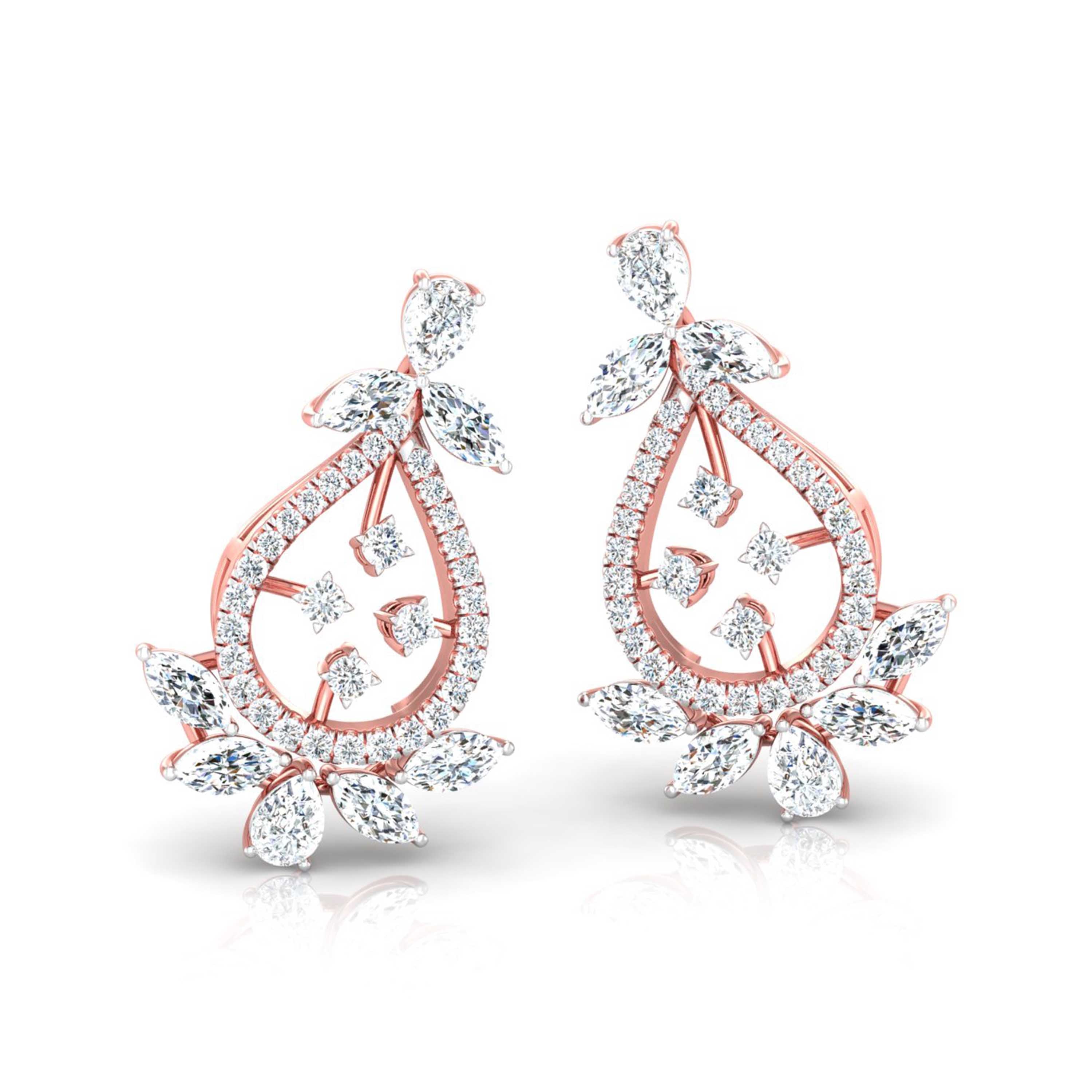 Dewdrop Elegance Diamond Pendant Set