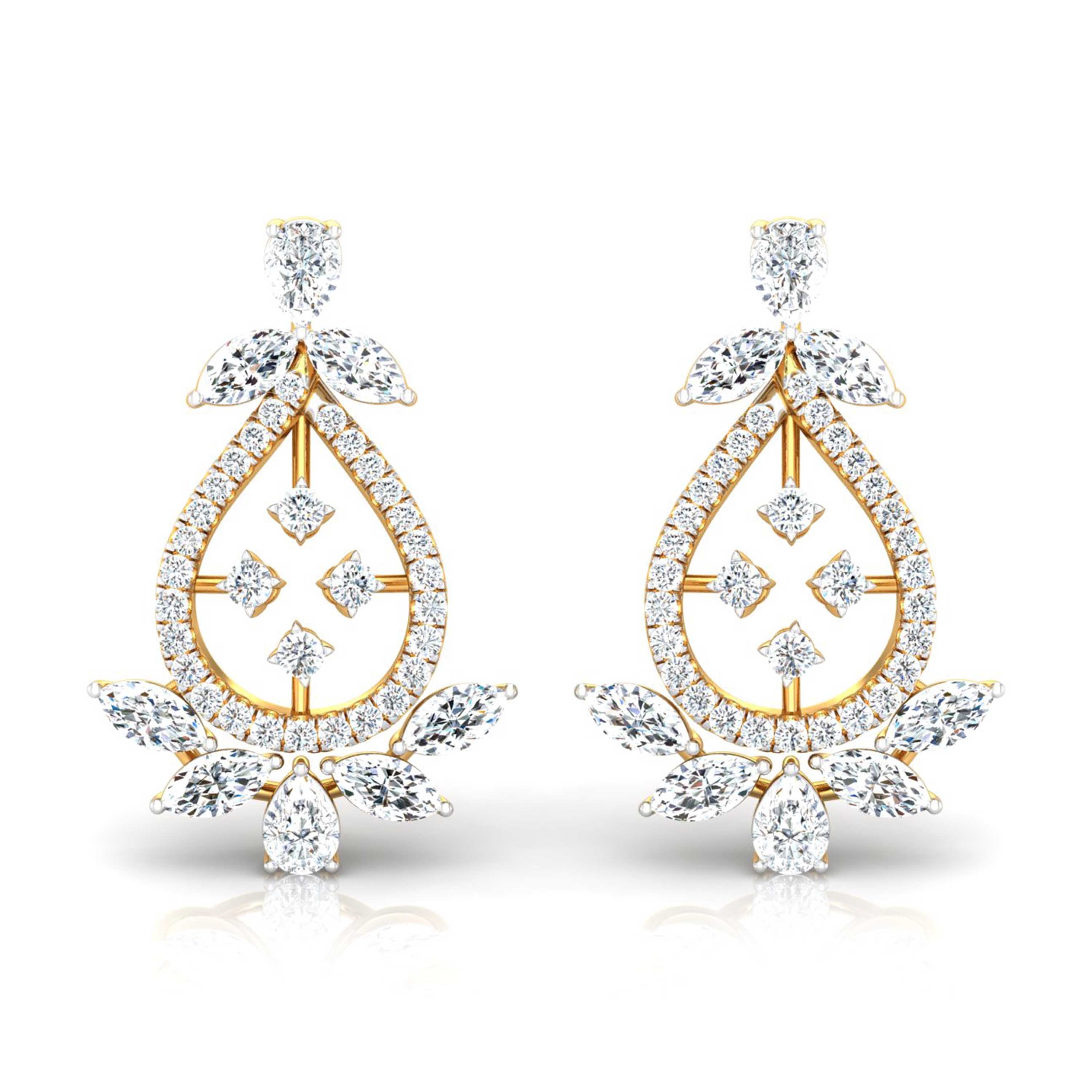 Dewdrop Elegance Diamond Pendant Set