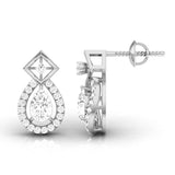 Geometric Radiance Diamond Pendant Set