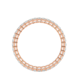 Radiant Row Princess Cut Diamond Eternity Band