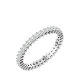 Radiant Row Princess Cut Diamond Eternity Band