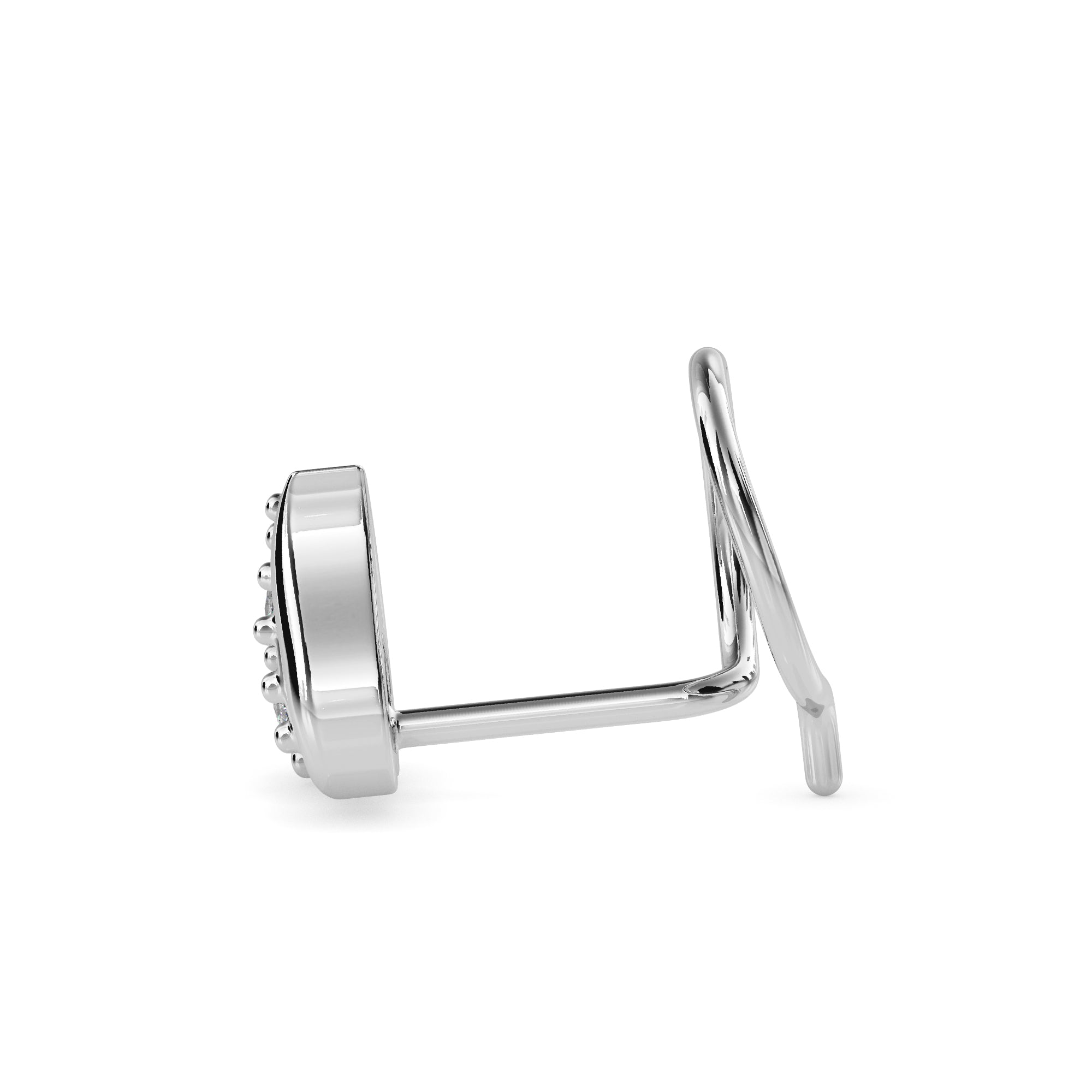 Teardrop Elegance Nose Pin – Brilliantany