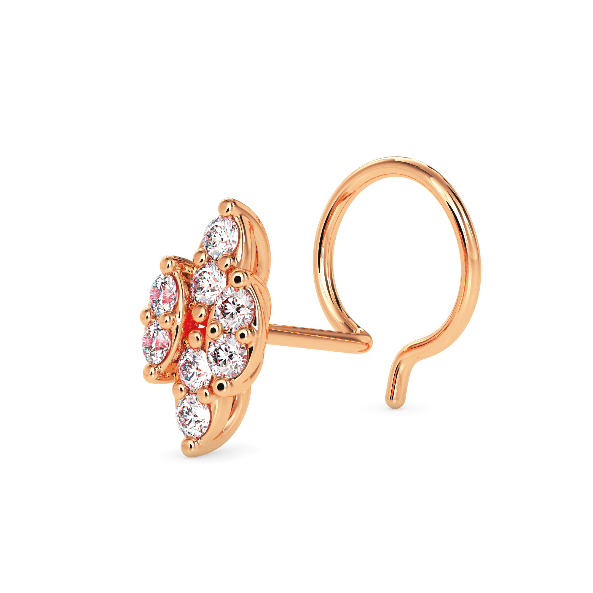 Marquise Elegance Nose Pin