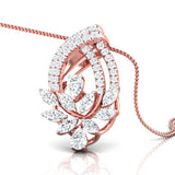 Blooming Vine Diamond Pendant Set