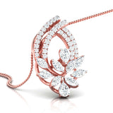 Blooming Vine Diamond Pendant Set