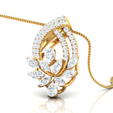 Blooming Vine Diamond Pendant Set