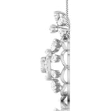 Floral Symphony Diamond Pendant Set