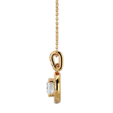 Classic Halo Solitaire Pendant