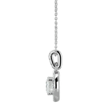 Classic Halo Solitaire Pendant