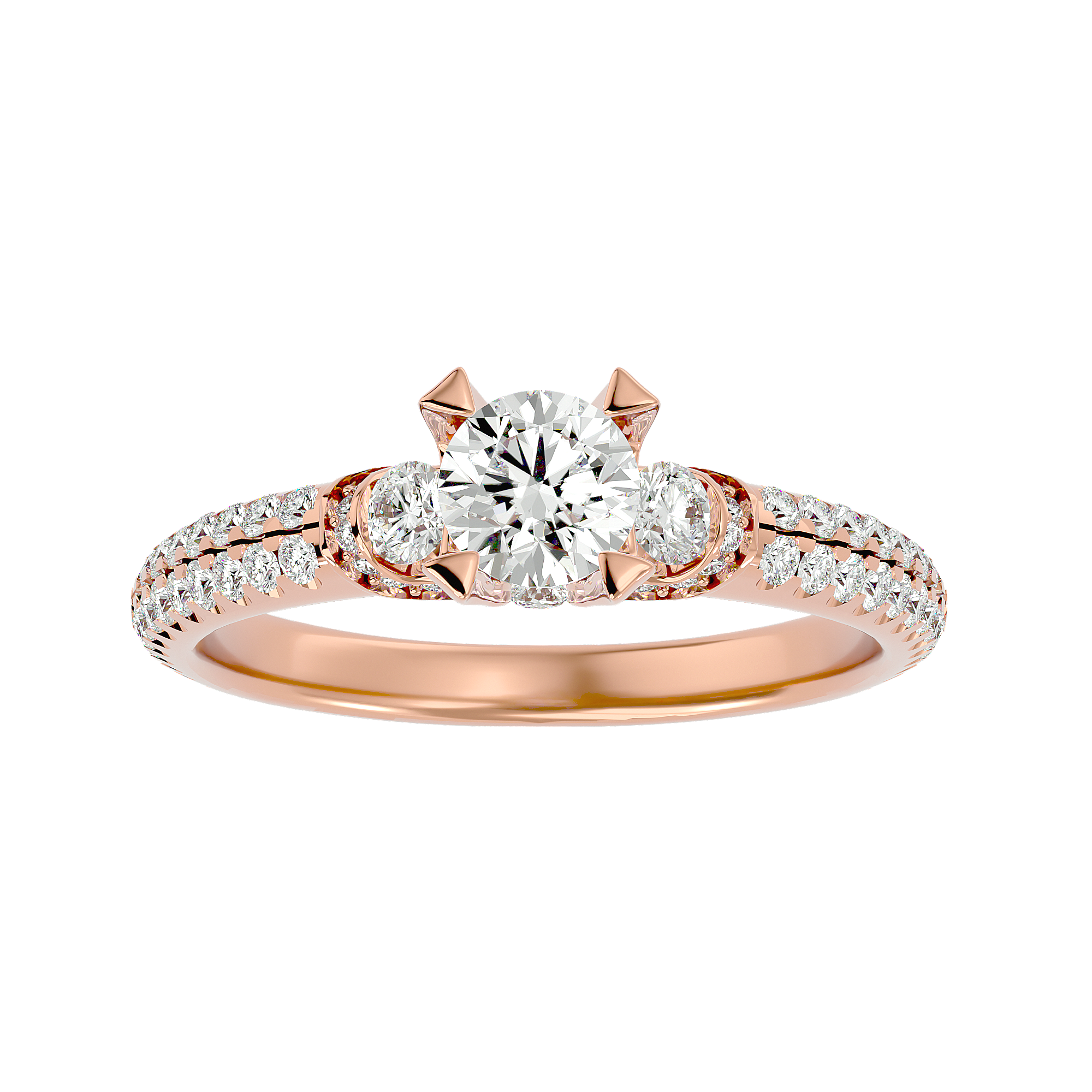 Regal Crown Diamond Ring