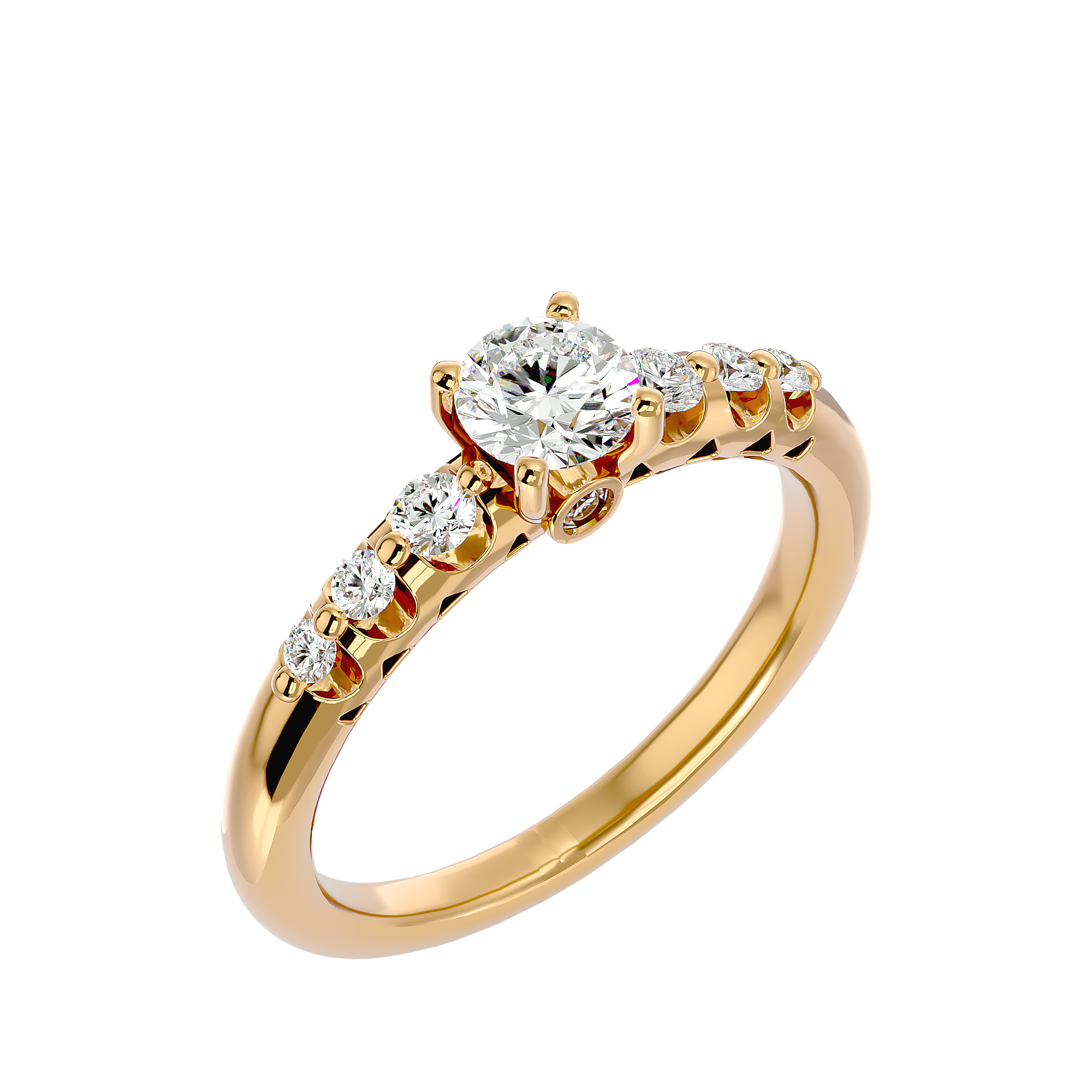 Classic Radiance Five-Stone Diamond Ring