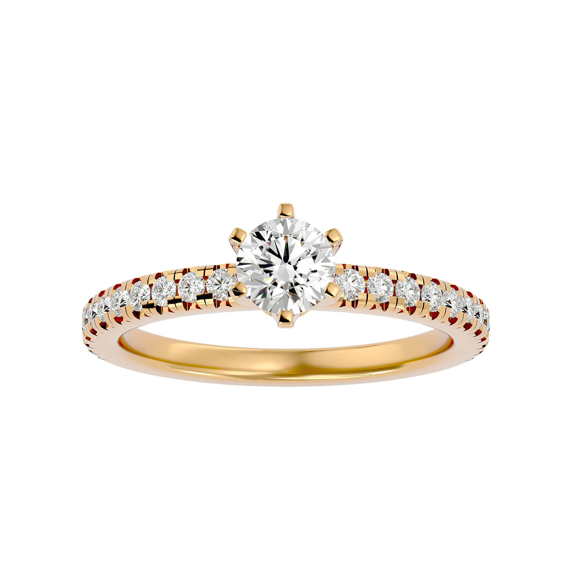 Eternal Sparkle Solitaire Diamond Ring