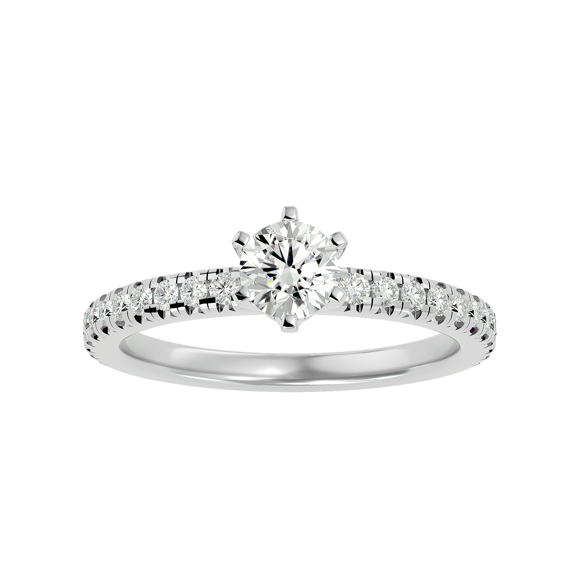 Eternal Sparkle Solitaire Diamond Ring