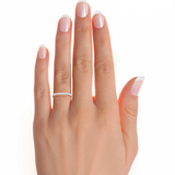 Radiant Row Princess Cut Diamond Eternity Band