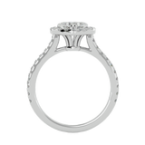 Golden Heart Diamond Engagement Ring