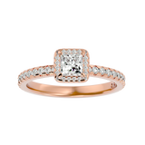 Regal Square Diamond Engagement Ring
