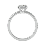 Regal Square Diamond Engagement Ring