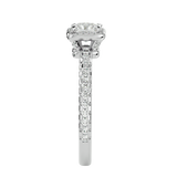 Regal Square Diamond Engagement Ring